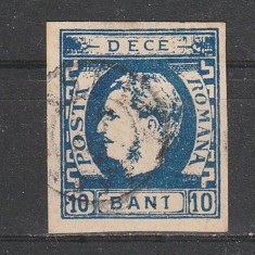10 Bani Carol cu Favoriti LP26 emisiunea III 1869 cu valori in &quot;BANI&quot;