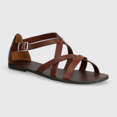 Vagabond Shoemakers sandale de piele TIA 2.0 femei, culoarea maro, 5731-001-27