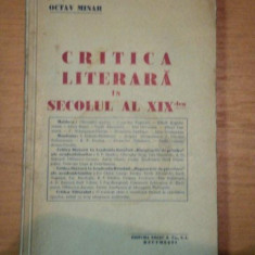 CRITICA LITERARA IN SECOLUL AL XIX LEA- OCTAV MINAR * PREZINTA HALOURI DE APA