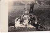 AMS @ - FOTO PERIOADA INTERBELICA, PLUTONIER CU FAMILIA SA, 1939