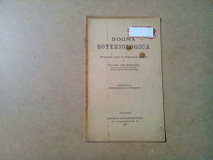 DOGMA SOTERIOLOGICA - (II) Conditiunile Sfintirii - Ioan Mihalcescu -1926, 25p. foto