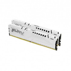 Memorie RAM Kingston, DIMM, DDR5, 32GB, 5600MHz, CL40, 1.35V, FURY Beast Whit,