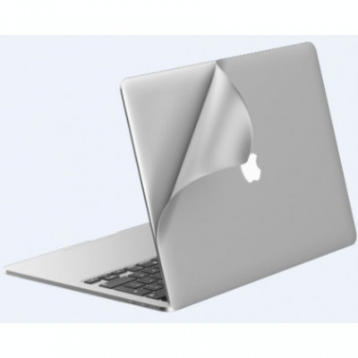 Stiker (Skin-autocolant) 3D, Skin SILVER, pentru Laptop (16 INCH) foto