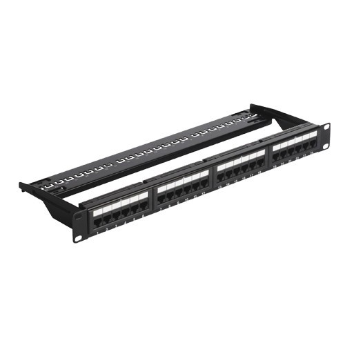 Patch Panel 1U&#039;UTP cat5e&#039;24 porturi RJ45 - ASYTECH Networking ASY-PP-UTP5E-24 SafetyGuard Surveillance