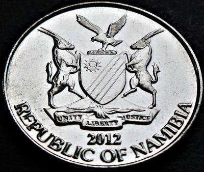 Moneda exotica 10 CENTI- NAMIBIA, anul 2012 * cod 971 foto