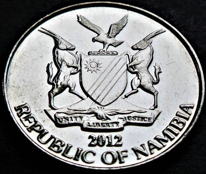 Moneda exotica 10 CENTI- NAMIBIA, anul 2012 * cod 971