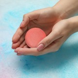 Bombă de Baie Fizzer, Aromă de Trandafir, Capacitate 100g