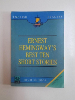 BEST TEN SHORT STORIES de ERNEST HEMINGWAY , 1998 foto