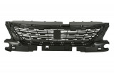 Grila masca radiator Peugeot 301, 01.2017-, Fata, Cu ornament negru; negru, Aftermarket, Rapid