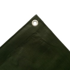 Prelată Verde Impermeabilă 1.5x6m, 210g/m&sup2; - Protecție UV Multifuncțională