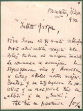 Autograf OCTAVIAN  GOGA: Scrisoare semnata - catre Petru Groza