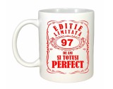 Cana alba personalizata, Editie Limitata 97 ani, INOVATIX&reg;. 330ml, Oem
