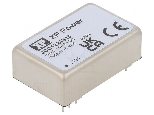 Convertor DC/DC 12W 18-36V la 15V 800mA THT