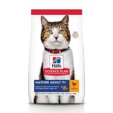 Hill's Science Plan Hrana Uscata Pisici Seniori Pui 10kg Nutritie Optima Sanatate Longevitate