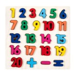 Puzzle din lemn cu numere, Oem