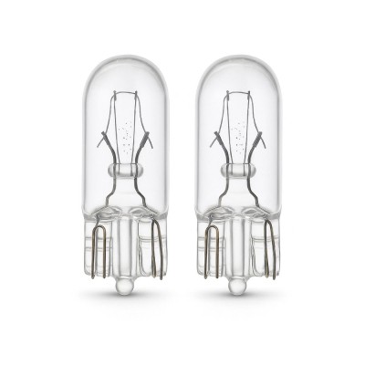 Bec auto halogen t10 w5w, 12v 5w, soclu w2.1x9.5d, cu filtru uv, omologat, 2 bucati foto