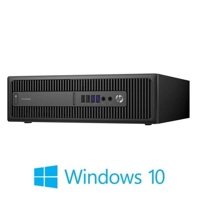 Calculatoare HP ProDesk 600 G2 SFF, Quad Core i5-6500, 8GB DDR4, Win 10 Home foto