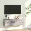VidaXL Comodă TV de perete, gri sonoma, 100x30x30 cm, lemn prelucrat 815097