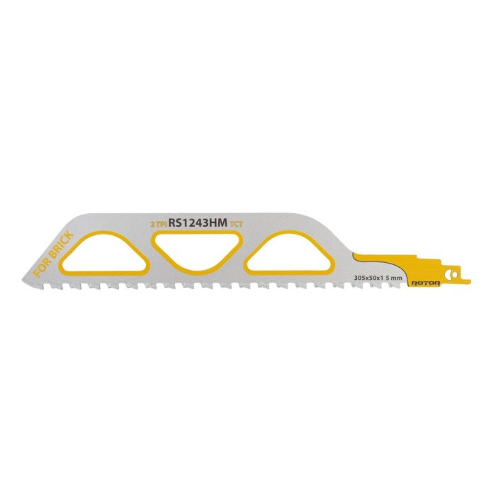 Panza fierastrau sabie pentru Caramida 305x50x1,5 mm ROTOR RS1243HM Innovative ReliableTools