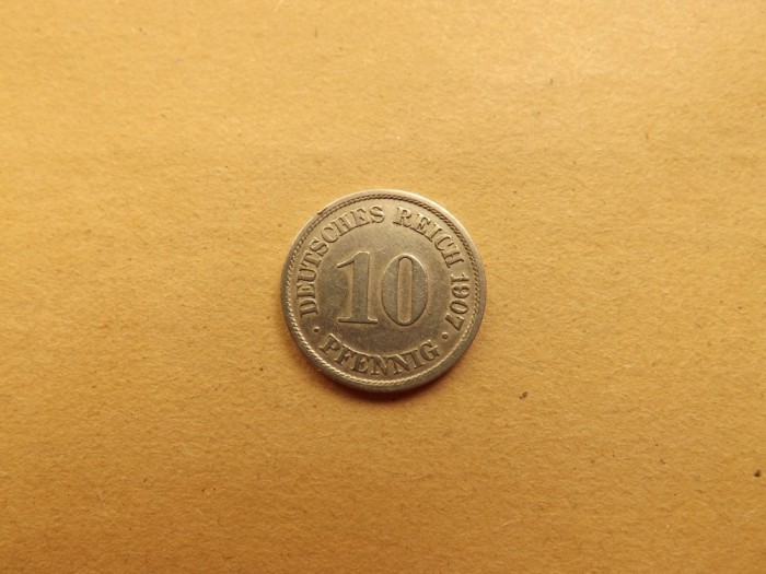 Germania 10 Pfennig 1907 A