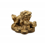 Statueta feng shui dragon cu ru yi din rasina - 5cm, Stonemania Bijou