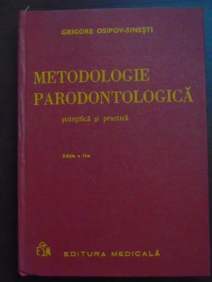 Metodologie parodotologica-Grigore Osipov-Sinesti foto