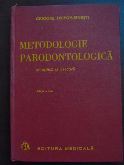 Metodologie parodotologica-Grigore Osipov-Sinesti