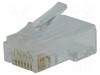Mufa 8P8C tata CAT6 cablu rotund