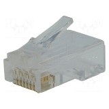 Mufa 8P8C tata CAT6 cablu rotund
