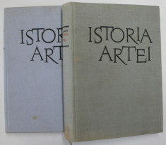 ISTORIA ARTEI , ARTA LUMII VECHI SI A EVULUI MEDIU / ARTA RENASTERII SI A EPOCII MODERNE VOLUMELE I - II de MIHAI ALPATOV , 1966 - 1967