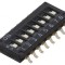 Comutator DIP-SWITCH 8 Secțiuni ON-OFF 0,025A 24VDC