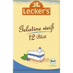 Gelatina Alba Bio 12 foi 20 grame Lecker`s