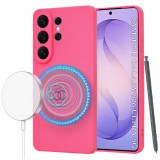 Husa silicon Samsung Galaxy S26 Ultra Asteroid GSM SoftFlex MagSafe, fucsia