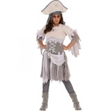 Costum Halloween pirat fantoma pentru fete, KidMania&reg; 122 - 128 cm 7-8 ani