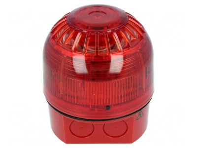 Semnalizator LED Roșu 110/230VAC IP65 foto