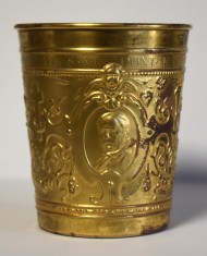 Pahar suvenir / catolic din 1925 - Papa Pius al XI-lea / Vatican