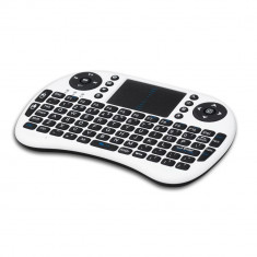 Tastatura wireless rii mini i8 plus touchpad alb Pro foto