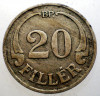 7.268 UNGARIA 20 FILLER 1938, Europa, Cupru-Nichel