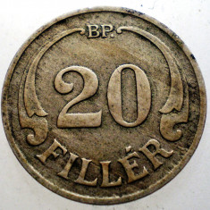 7.268 UNGARIA 20 FILLER 1938