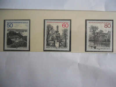 Serie timbre nestampilate Germania Berlin Vest MNH Berlin West foto