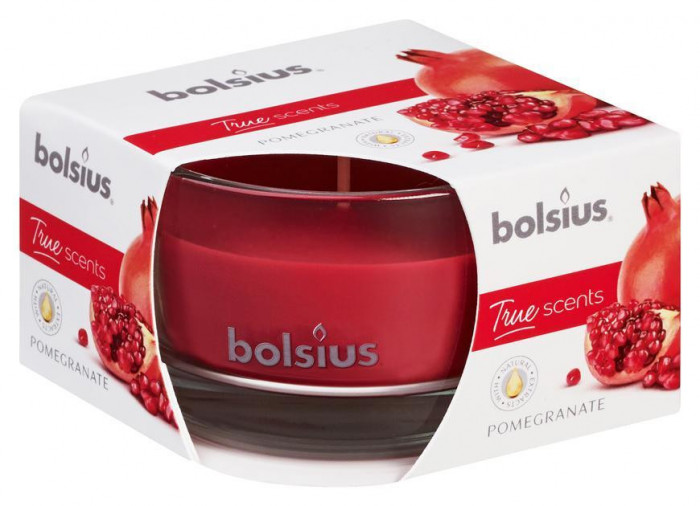 Lum&acirc;nare bolsius Jar True Scents 50/80 mm, rodie