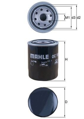Filtru ulei KNECHT OC105 foto