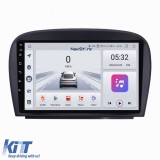 Navigatie Android Dedicata Mercedes SL R230 (2001-2011), 9Inch, 4Gb Ram, 64Gb Stocare, Bluetooth, WiFi, Carplay Performance AutoTuning