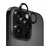 Folie de protectie Camera Spate Anank AR pentru Apple iPhone 16 Pro Max / 16 Pro, Sticla Securizata, Neagra