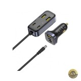 Incarcator Auto Baseus BackseatPal L1 110W 3A 3 x USB-A - 3 x USB-C Negru C00081100121-00