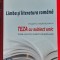 LIMBA SI LITERATURA ROMANA CLASA A 8 A TEZA CU SUBIECT UNIC COLUMBAN, CARSTOCEA