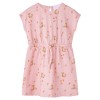 Rochie copii cu șnur, portocaliu deschis, 92 14614, vidaXL