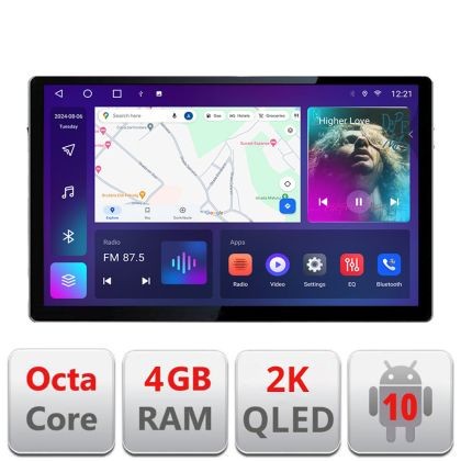 Navigatie Toyota Prius 5 Plus 2012-2020 Edotec 4+32 2K 13 inch qled android 4G DSP gps internet Kit-prius5-plus CarStore Technology