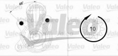 Starter FORD FOCUS Limuzina (DFW) (1999 - 2007) VALEO 458118 foto