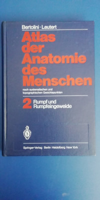 myh 33f - Bertolini-Leutert - Atlas der anatomie des menschen - lb germana 1979 foto